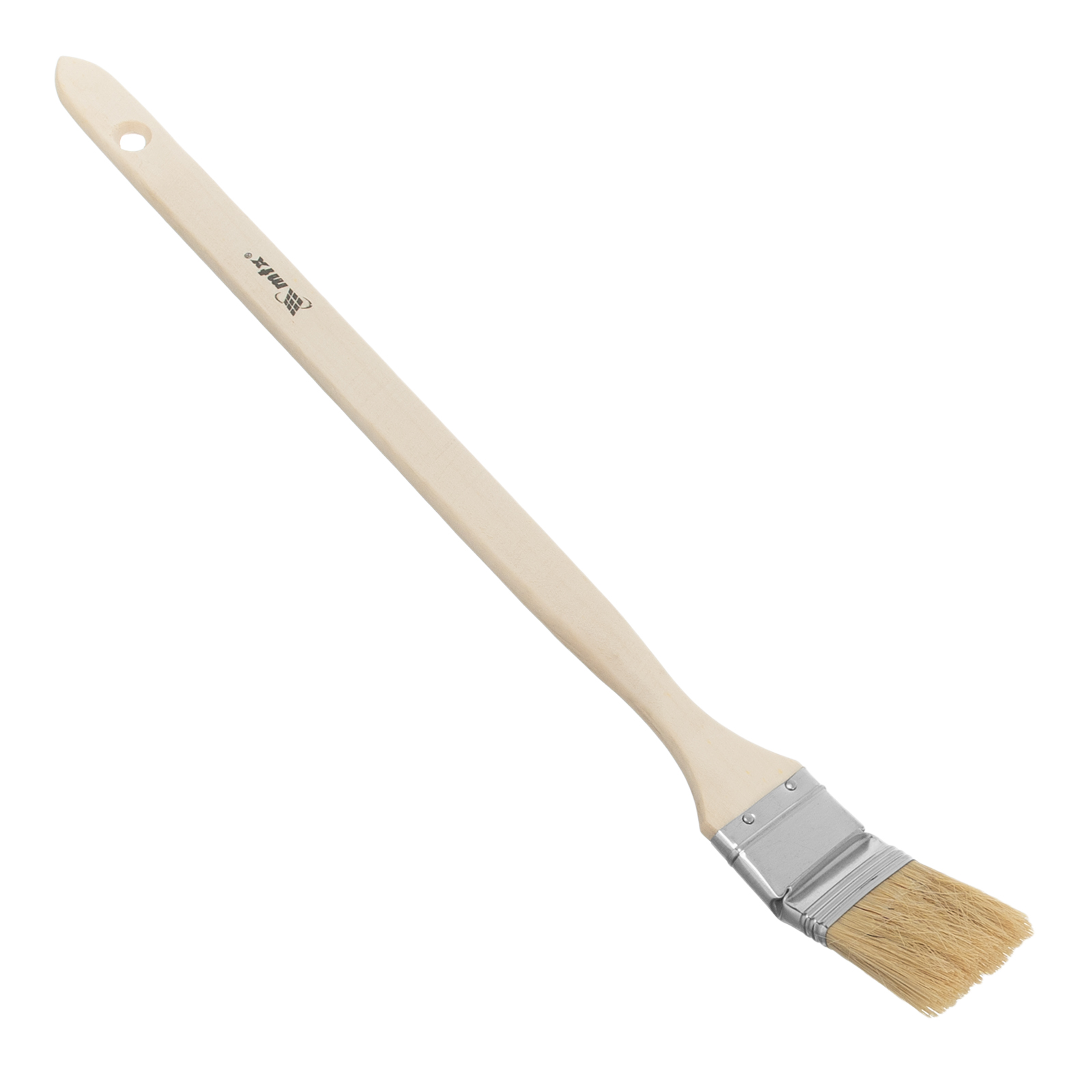 Кисть радиаторная 1.5", натуральная щетина, деревянная ручка MTX (83843)