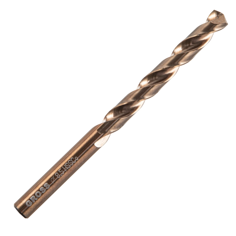 Сверло спиральное по металлу, 8.5 мм, HSS-Co Gross (72336)