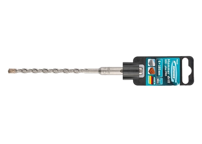 Бур по бетону Pro, 6 x 160 мм, SDS Plus Gross (70660)
