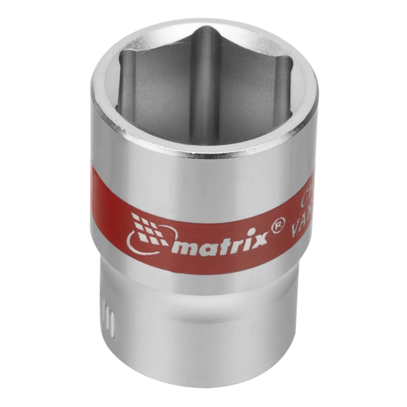 Набор торцевых головок 1/4", 6 гранные, CrV, 4-13мм, 10 штук Matrix (13559)
