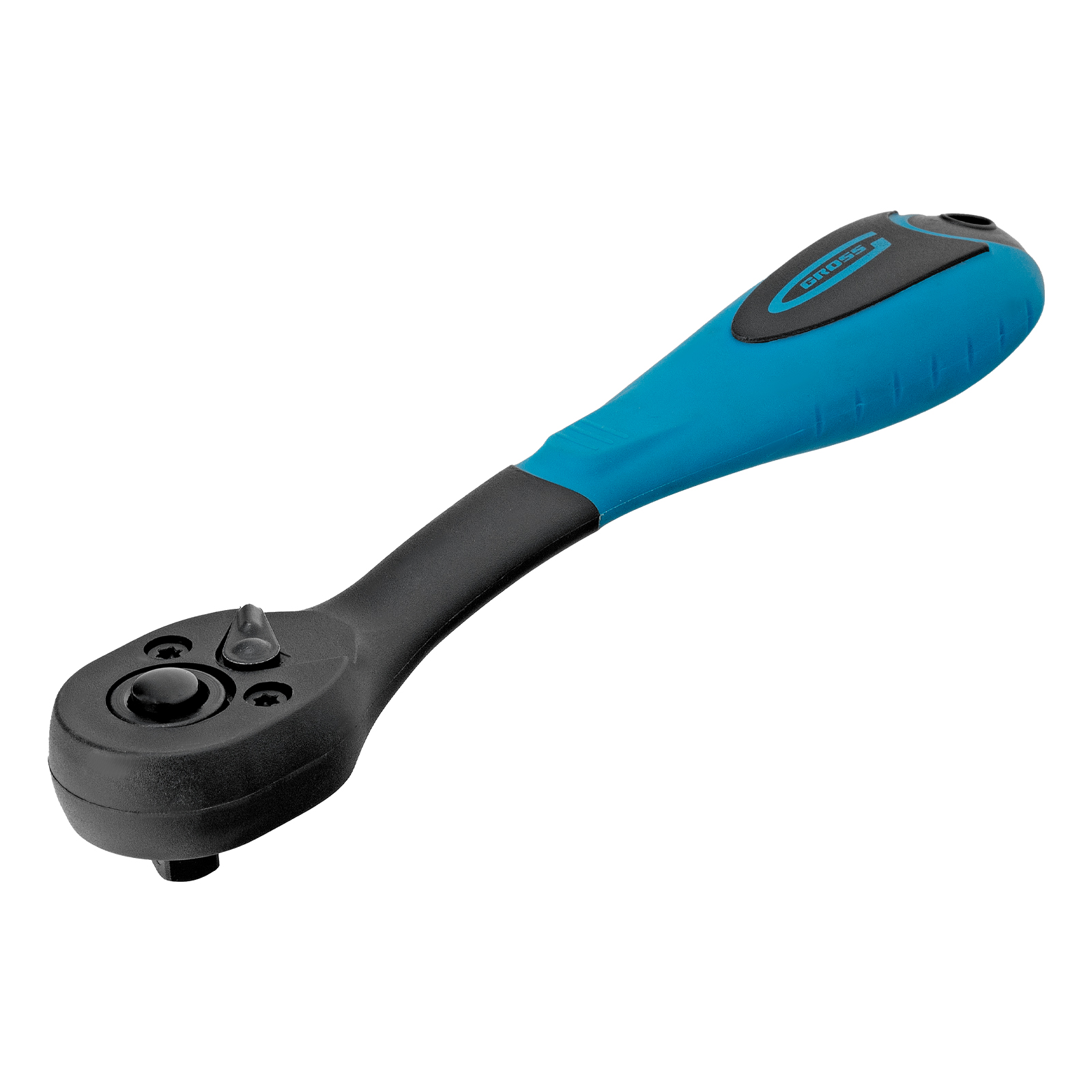 Ключ-трещотка 1/4", CrV, 72 зуба, с быстрым сбросом Gross (14086)