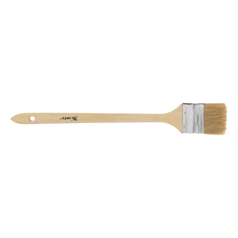 Кисть радиаторная 2.5", натуральная щетина, деревянная ручка MTX (83849)