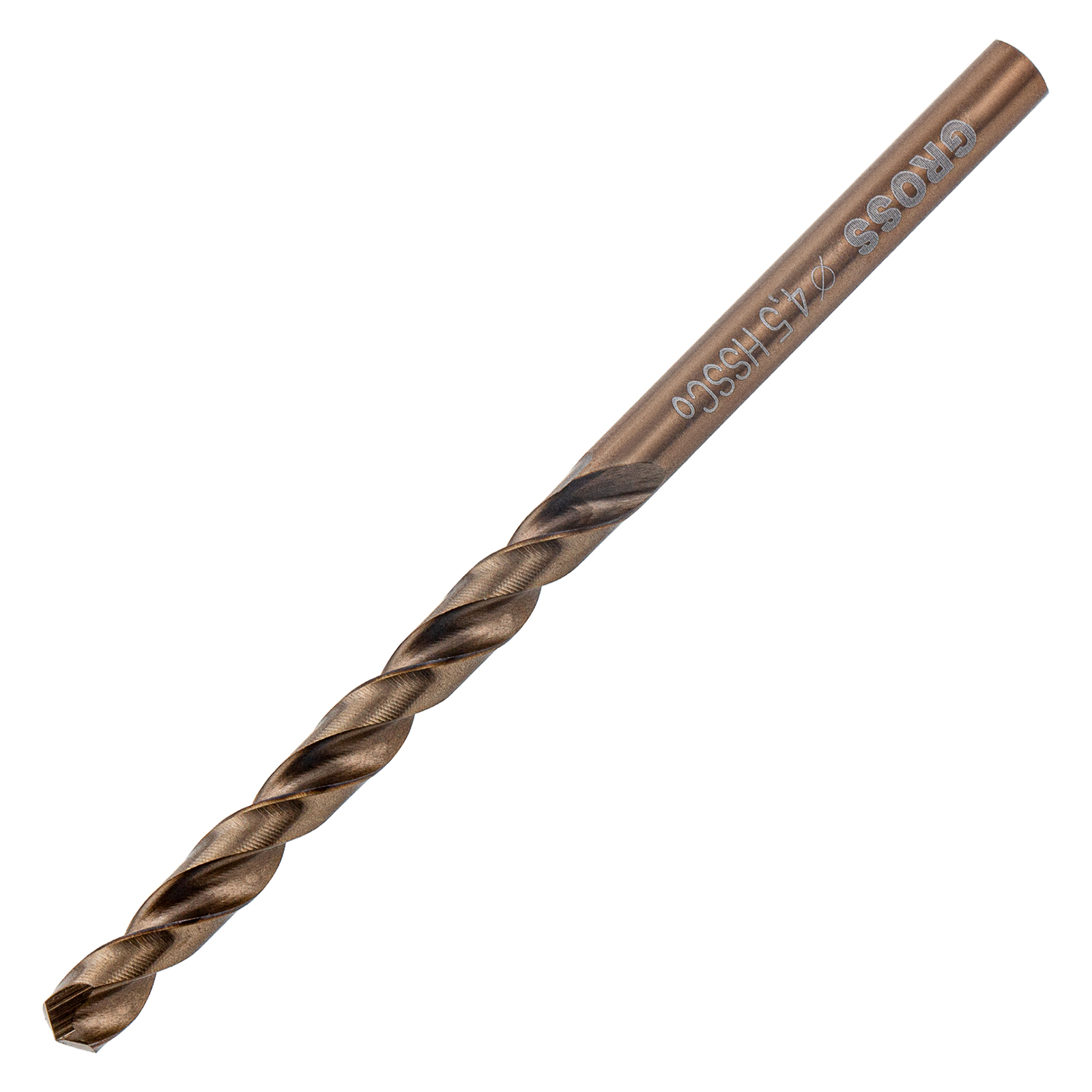 Сверло спиральное по металлу, 4.5 мм, HSS-Co Gross (72314)