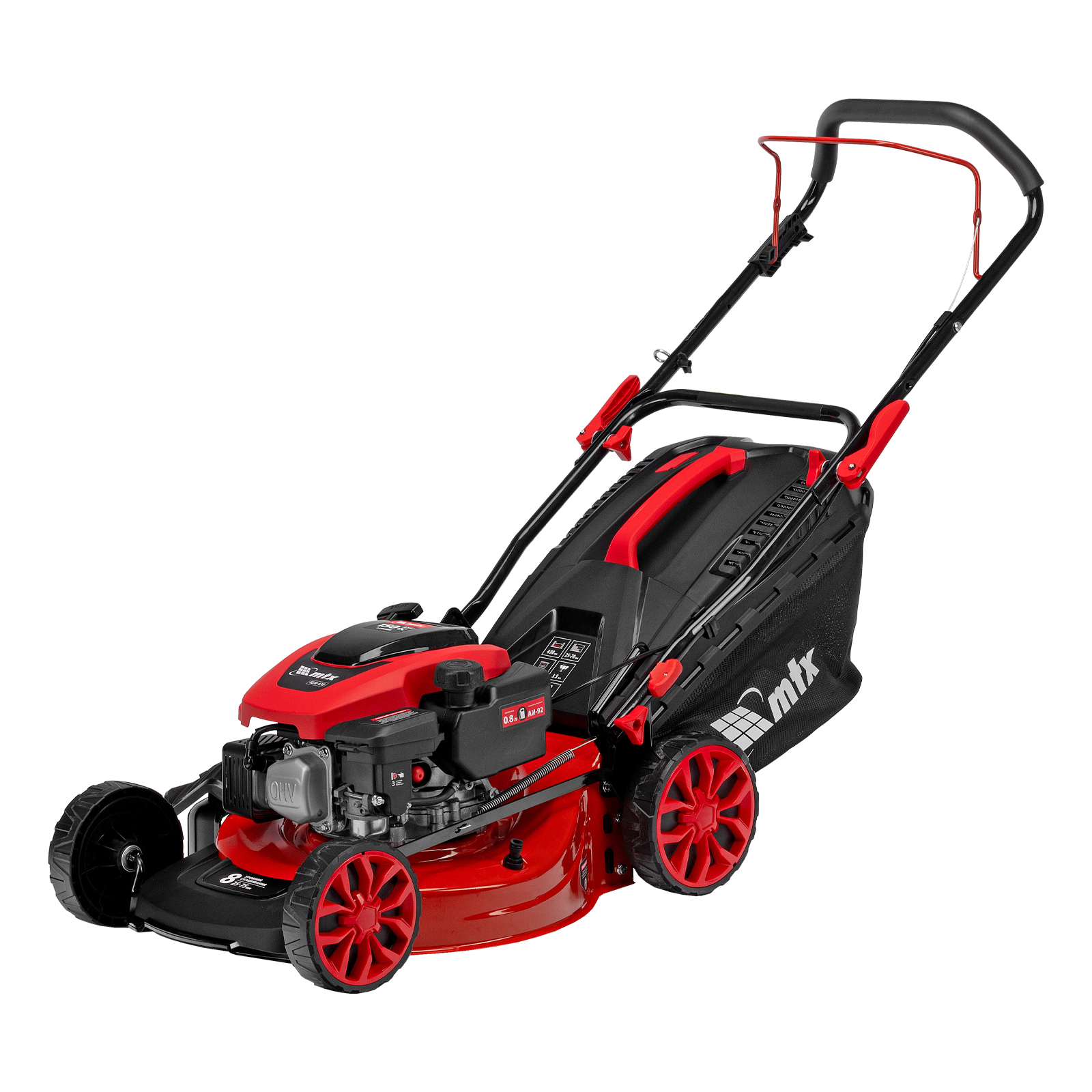 Газонокосилка бензиновая GLM-430, 150 см3, 43 см, 45л  MTX (58830)